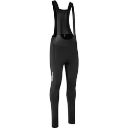 GripGrab, Herren, Velohosen, ThermaShell Water-Resistant Bib Tights (XL), Schwarz, Gelb