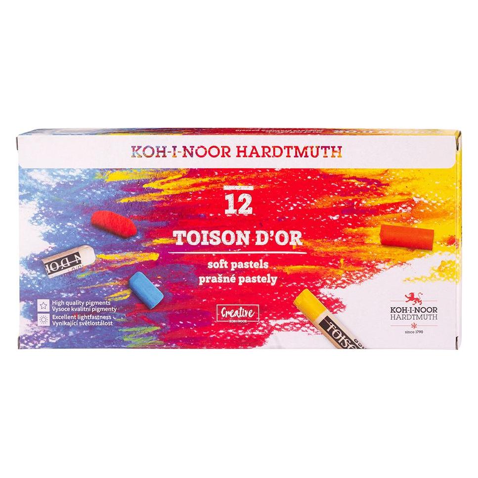 Koh-i-Noor Pastell Toison D'or Buntstifte 12 Farben (12x) (8512012009SV)