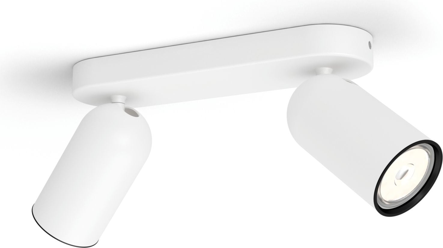 Philips Opbouwspot Pongee Wit - Verstelbare Accentverlichting met GU10 fitting