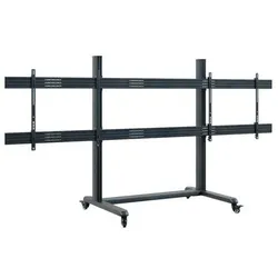 Hagor comPROnents® Standsystem mobil für 2 Displays 75-86 Zoll