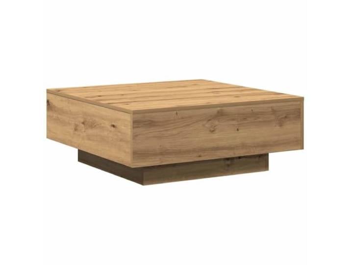IBUQDDV Couchtisch Artisan-Eiche 80 x 80 x 31 cm Holzwerkstoff Glatte Oberfläche,minimalistisches Design,stabile Struktur,einfache Montage,kompakte Form,für Deko und Alltag