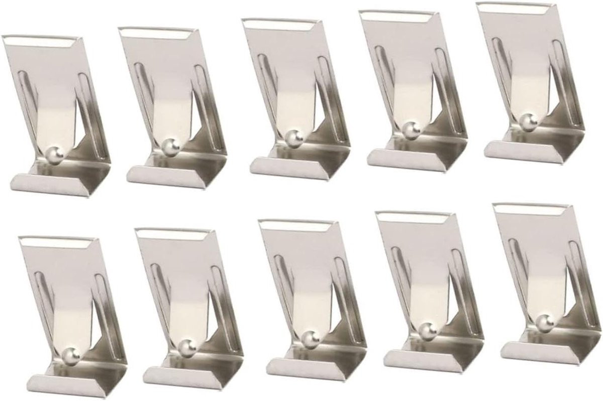 50 stuks Foto ophangclips - Zilveren veerdraaiclips voor het ophangen van lijsten