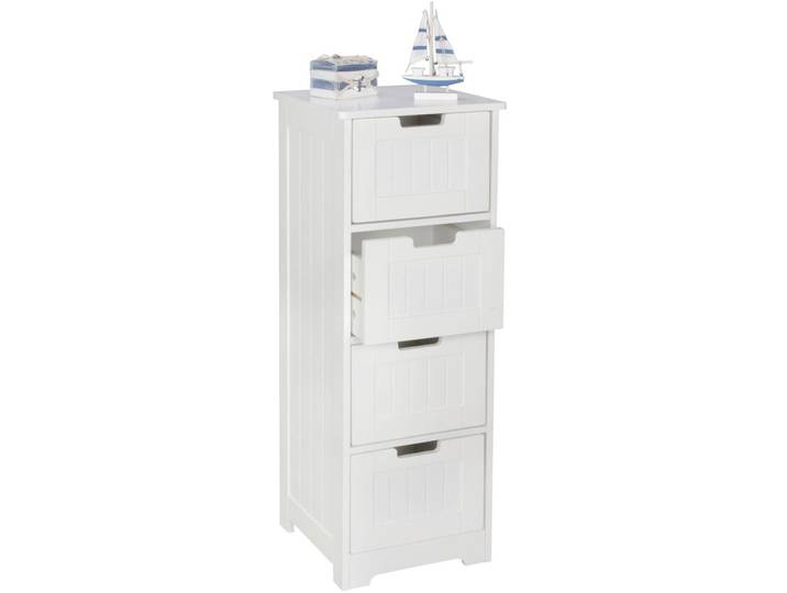 Kommode 30 x 83 x 30 cm weiß
