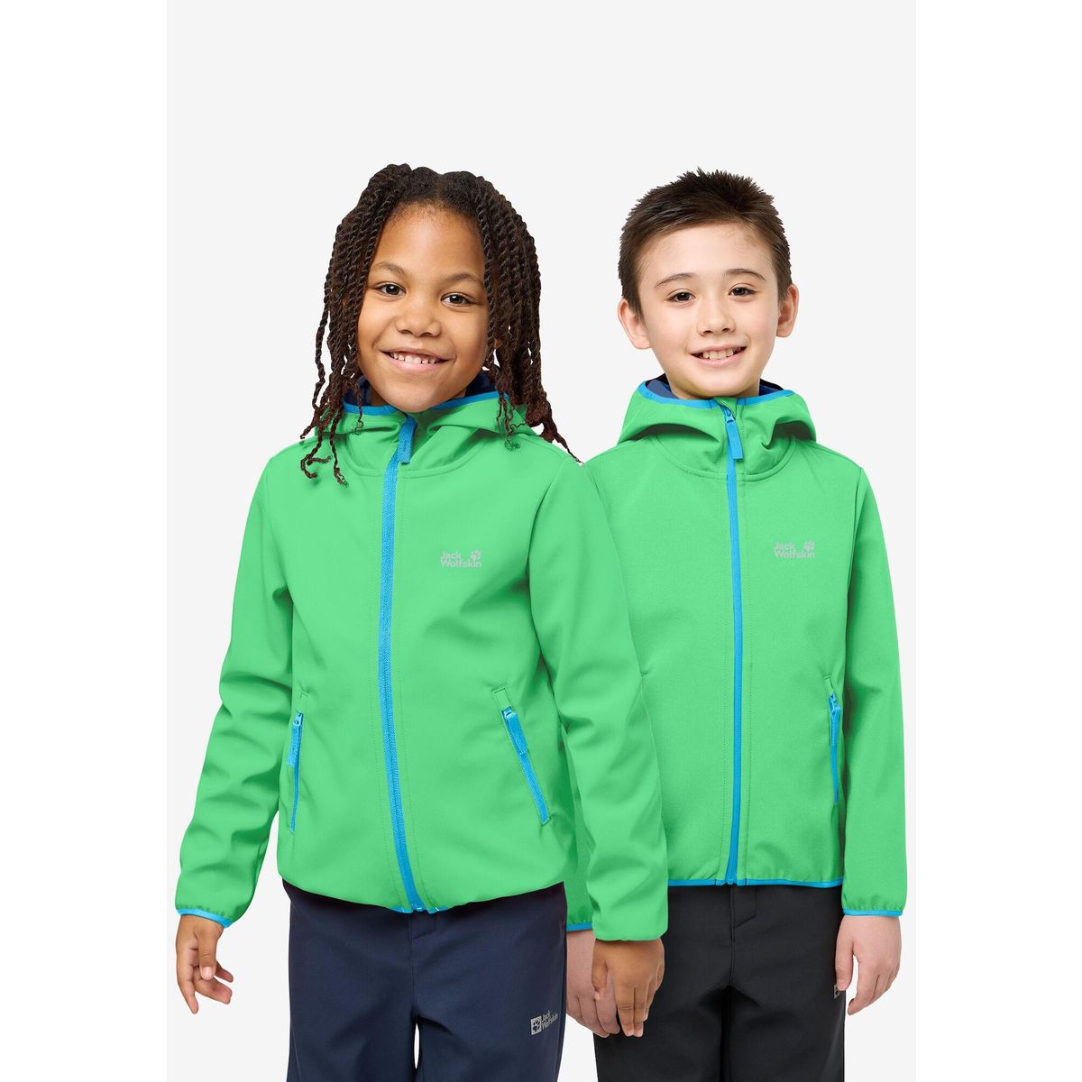 Jack Wolfskin Fourwinds Jacket Kids lizard (E0278) 152 A61854_E0278_K14