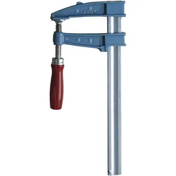 Urko, Schraubstock + Zwinge, Standard Kraftzwinge 4 m. Holzgriff Spannweite 800 mm Ausladung 120 mm (800 mm)