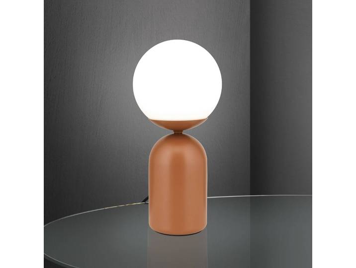 Tafellamp Stanley, rood, Woon-/ Eetkamer, Keramiek, Modern, Tafellamp