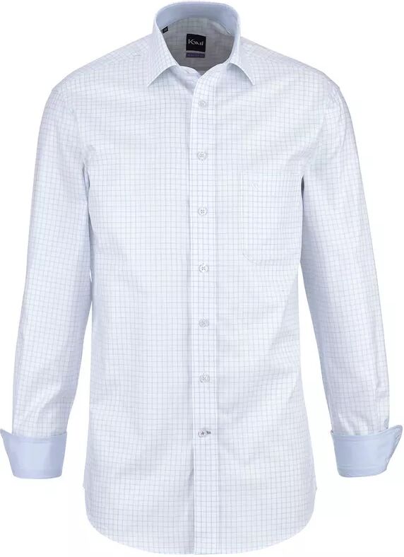Kauf - Hemd, Regular Fit, langarm, für Herren, Blau, Größe 43