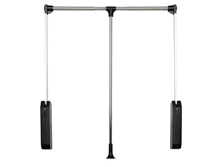 Kleiderlift für Schrankbreite, Ausziehbare Kleiderstange zum Herausziehen Der Multifunktionale Kleiderschrank-Lifter Anheben, Tragkraft 40kg, Einstellbarer Breite,510to660MM
