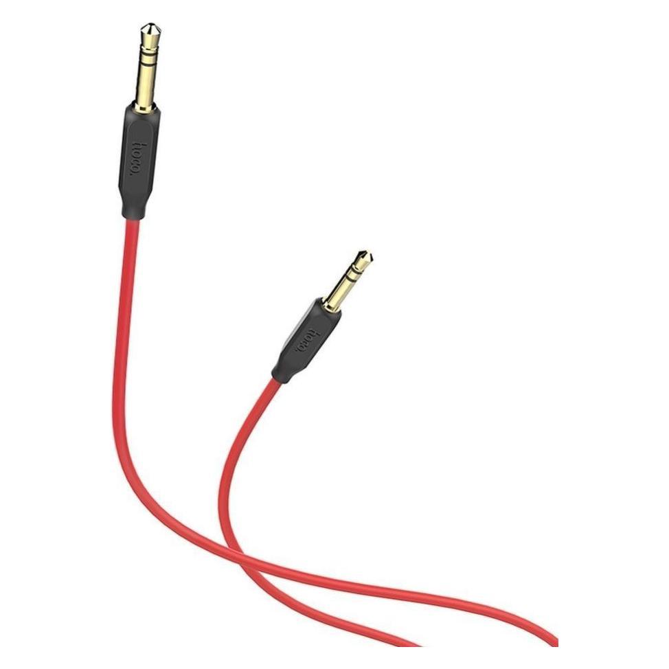 Hoco Cable Cable AUX Jack 3,5 mm to Jack 3,5 mm 1 m UPA11 black (1 m, AUX Kabel) (UPA11BK)