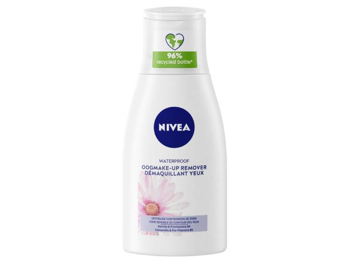 NIVEA Waterproof Oogmake-up Remover - Make-up Remover - Cleanser Voor de gevoelige huid - Kamille - Provitamine B5 - 125 ml