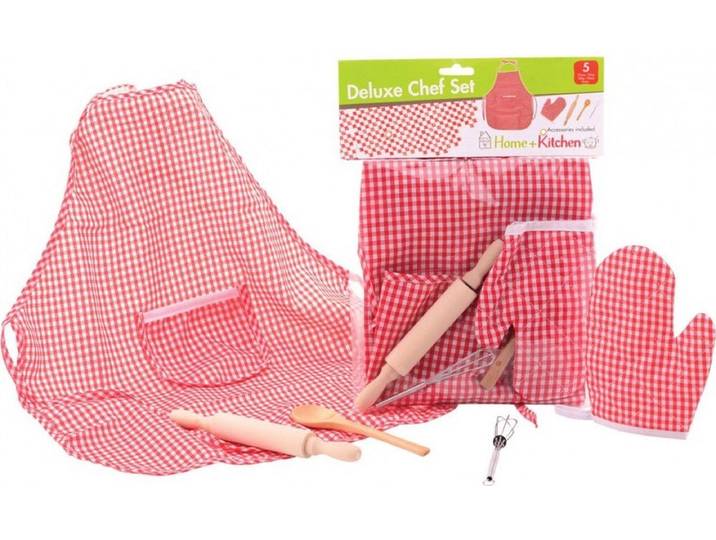 Johntoy Home and Kitchen - Chef speelset deluxe - Rood