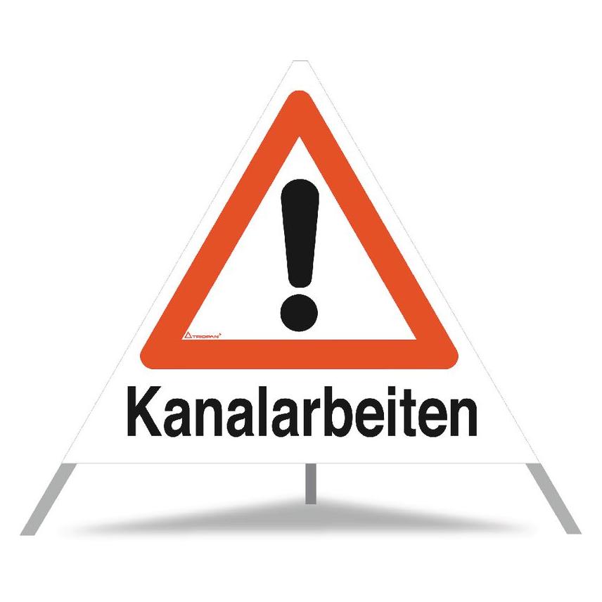 Triopan Faltsignal Kanalarbeiten (14780017)