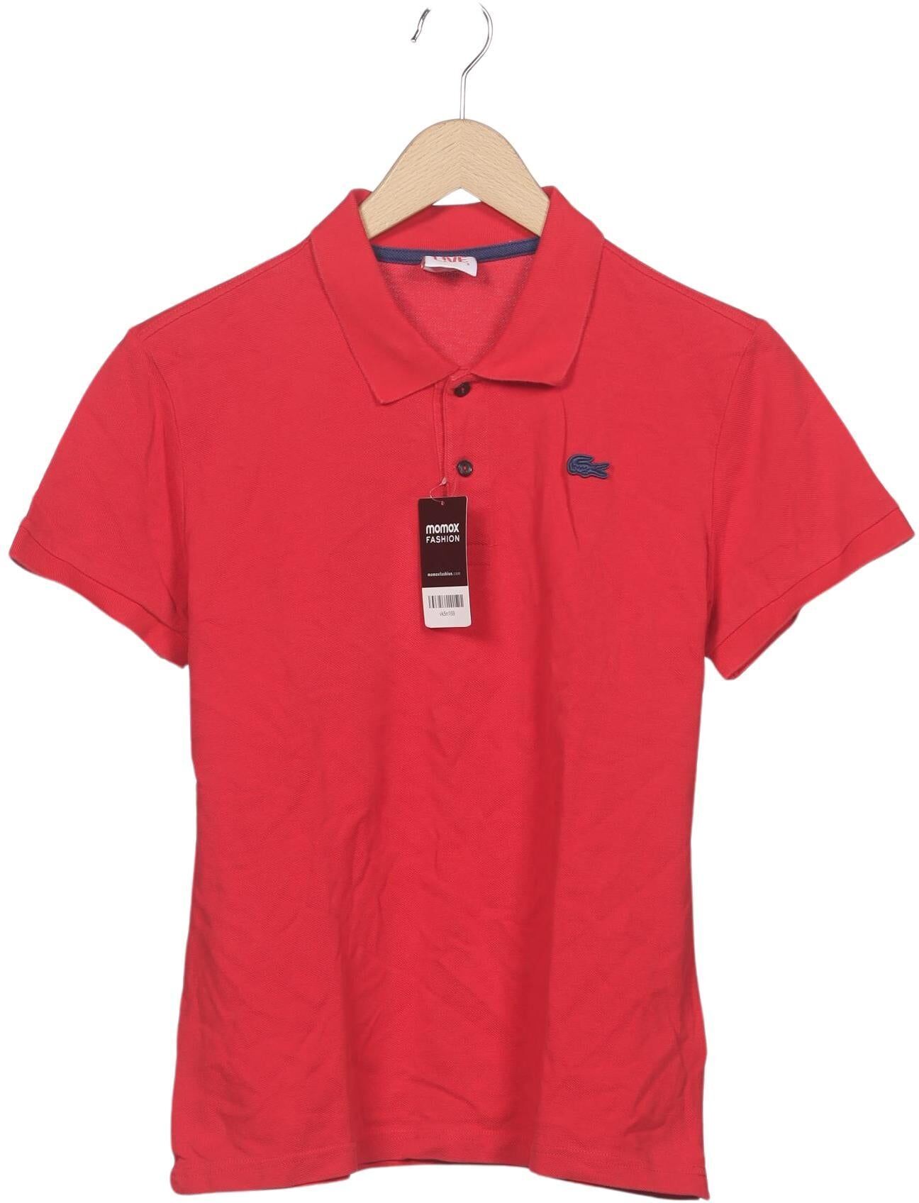 Lacoste L!Ve Herren Poloshirt, Rot, Gr. L (Lacoste 5), Elasthan / Baumwolle - Second Hand