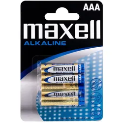 Maxell 4 Alkaline LR03 1,5V Batterien