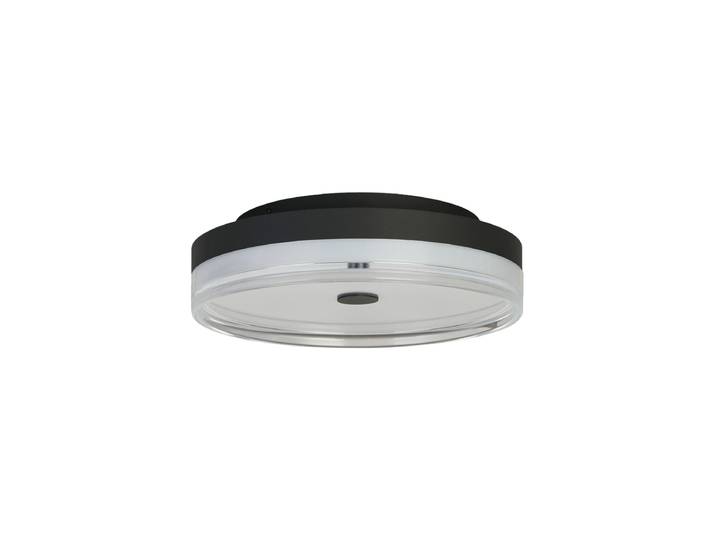 Dimmbare LED Design Deckenlampe „Cyprus“ Schwarz Ø 30 cm Searchlight