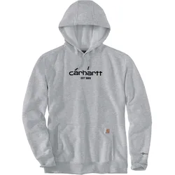 Carhartt Force Logo, Kapuzenpullover - Grau (058) - M