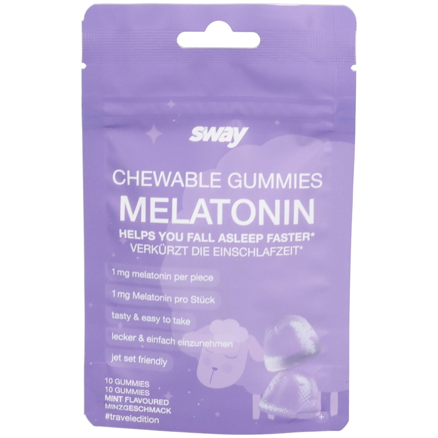 Peaceful Melatonin Traveledition 23 g Kaudragees