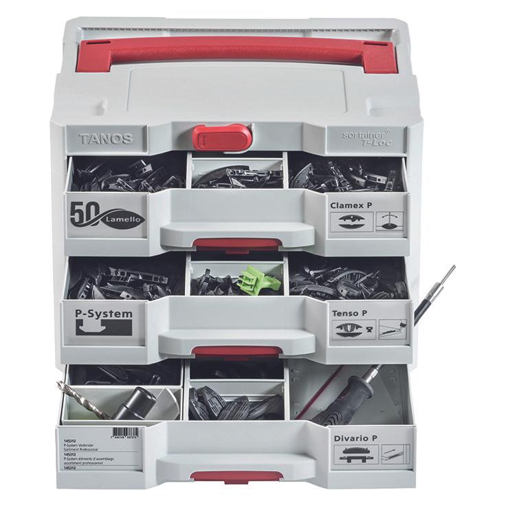 Lamello P-System Verbinder Sortiment Professional (Verbindungsbeschlag, 1 Stk.) (145323)