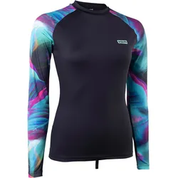 ION LIZZ LS Lycra 2025 tropical palm glitch - S