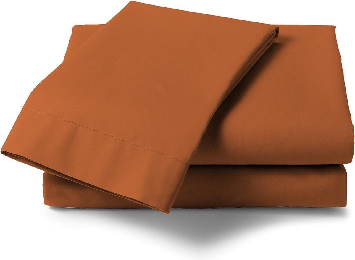 Heckettlane Perkal Laken voor volwassenen Terra 160x260 cm