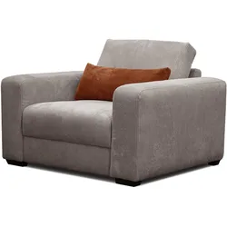 SESSEL OLI in Cordstoff taupe