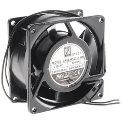 RS PRO AC ball bearing fan,80mm 42.5cu.m/h 230V (80 mm), PC Lüfter, Schwarz