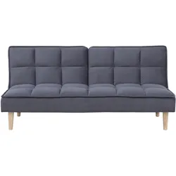 3-SITZER-SCHLAFSOFA dunkelgrau Siljan
