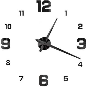 Uplift Treasures Large 3D Luminous DIY Silent Wall Clock 1 3d 37 Inch (90cm)