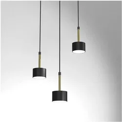 Milagro, Pendelleuchte, ARENA BLACK/GOLD Pendelleuchte 3xGX53 (GX53)