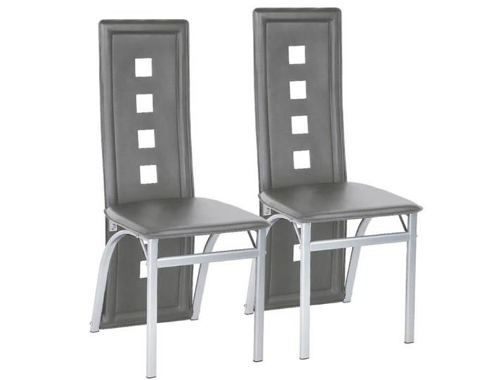 Chaises de salle à manger - OHMG - HSTURYZ - Gris - Cuisine - Classique - Intemporel