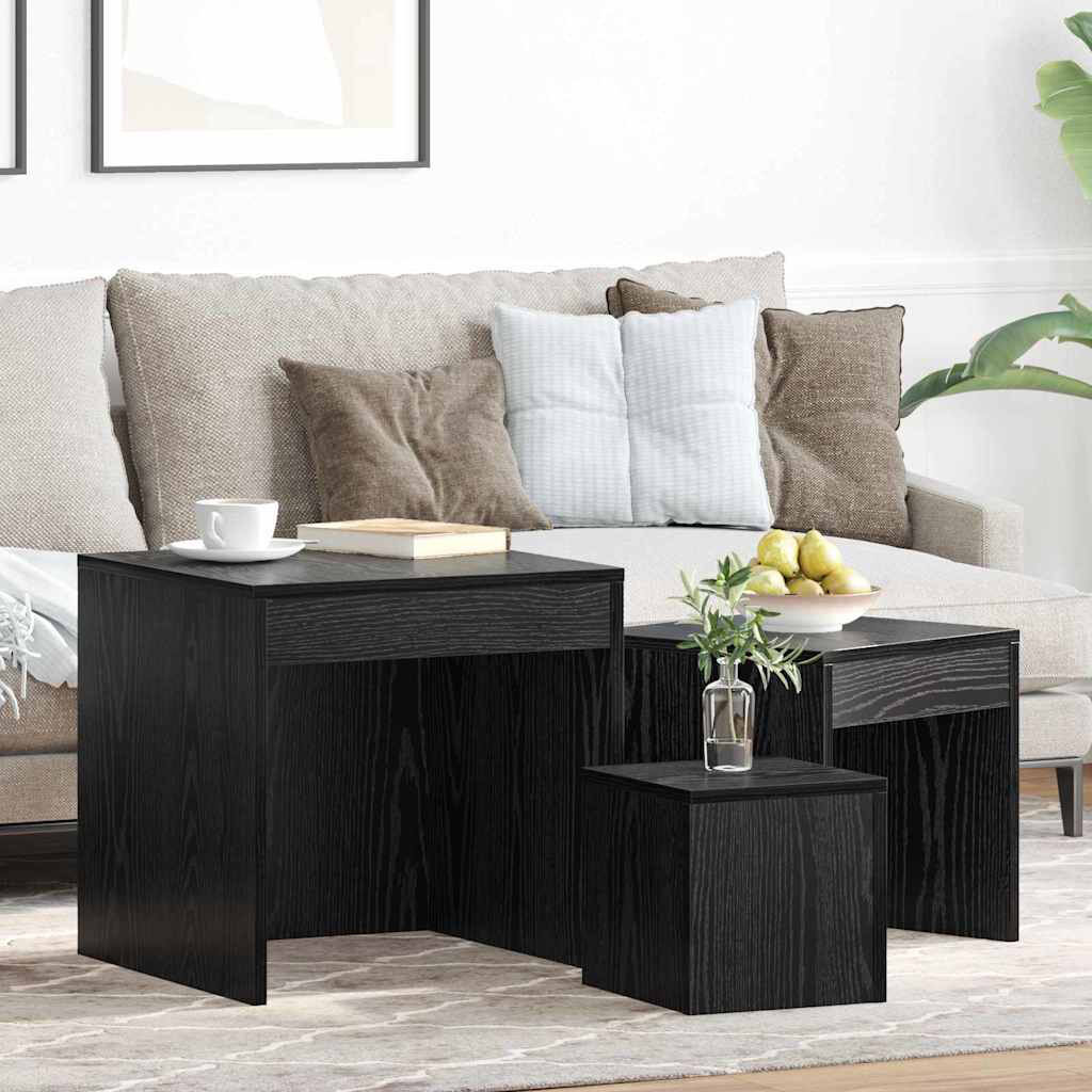 Metro Coffee Table Black 45cm H X 45cm W X 45cm D