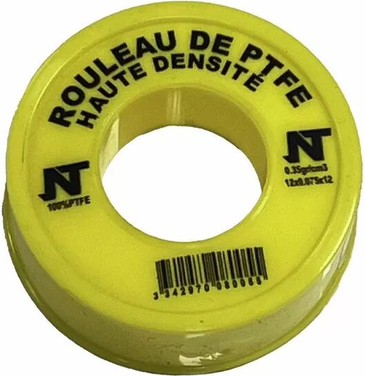 Ruban Teflon l.12mm x L.12m ep. 0.075 Jardimagine