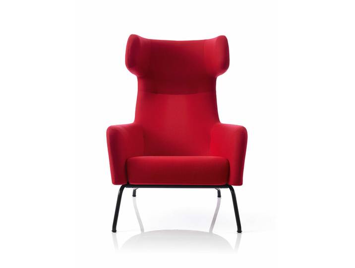Softline Sessel Havana rot, Designer busk+hertzog, 79x107x96 cm
