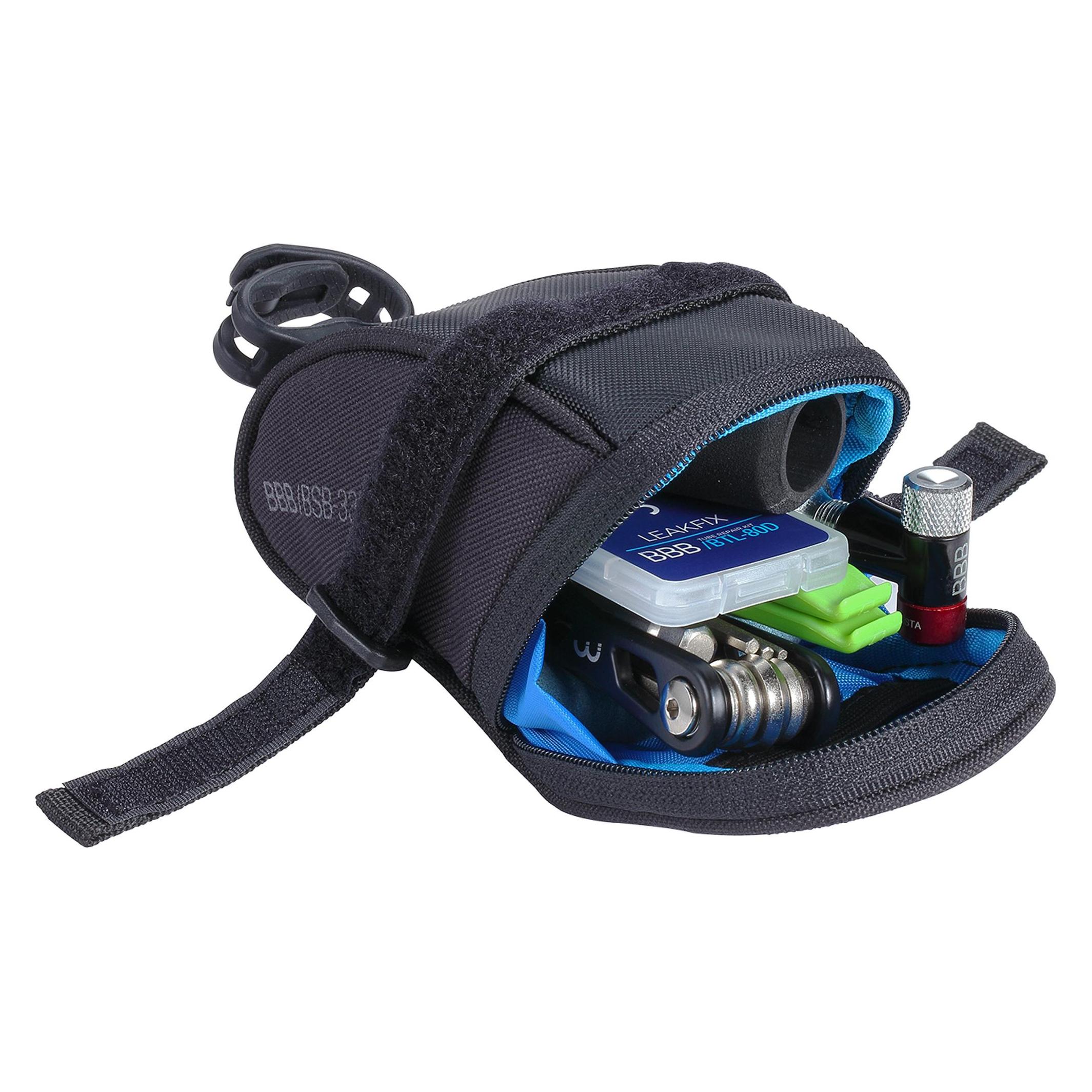 BBB CombiSet SpeedPack CO2 BSB-58 Satteltasche + Werkzeugset + CO2-Pumpe (0.79 l, Satteltasche) (BSB-58-NOIR)