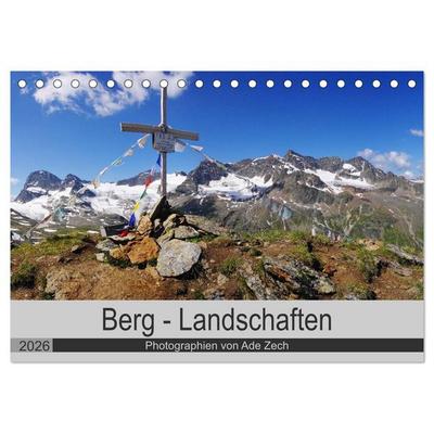 Berg - Landschaften (Tischkalender 2026 DIN A5 quer), CALVENDO Monatskalender
