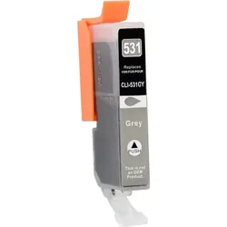 Kompatible Druckerpatrone Canon CLI-531 Gray, Grau, 6122C001 CLI-531GY