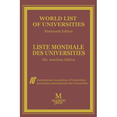 World List of Universities / Liste Mondiale des Universites, Taschenbuch von International Association of Universities, Palgrave Macmillan UK,