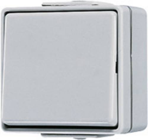 Jung 1fach Komplett Wechselschalter Grau 606W 1St.