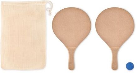 Set de tennis de plage personnalisé RAQUET MDF bois