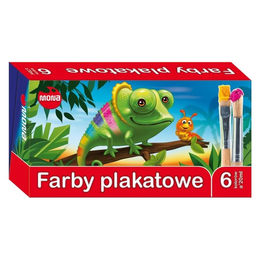 Morocolor Plakatfarben 6 Farben 20ml MONA (20 ml) (41935101)