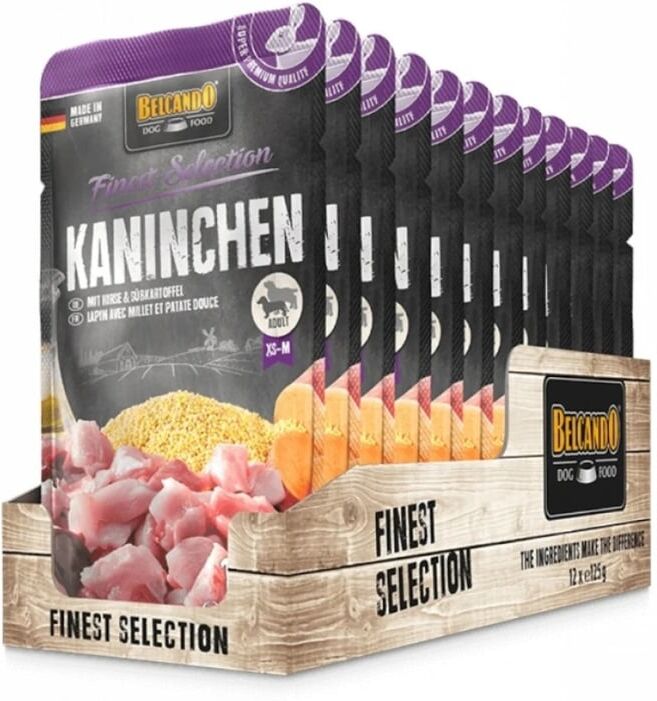 Belcando Finest Selection Coelho com Painço e Batata-doce 12 uds x 125g