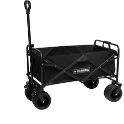 Caruba Opvouwbare Transport Trolley, Koffer, Schwarz