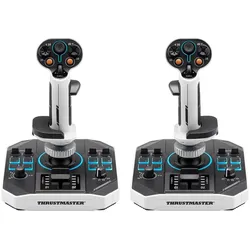 Thrustmaster Sol-R 2 HOSAS Space Sim Duo Schwarz, Weiß USB Flightstick Analog / Digital PC