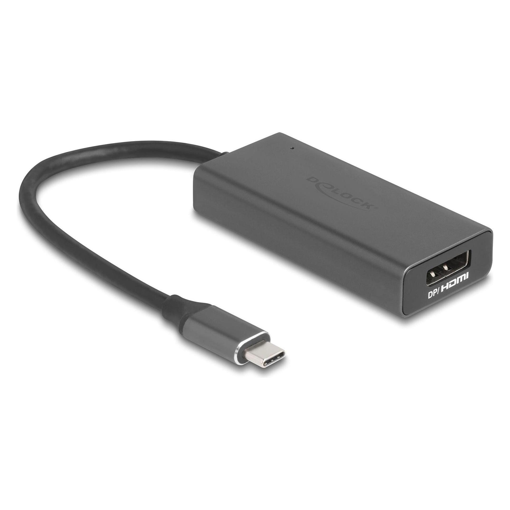 Delock USB Type-C Adapter zu Combo HDMI DisplayPort Buchse 8K (DisplayPort, HDMI) (64316)