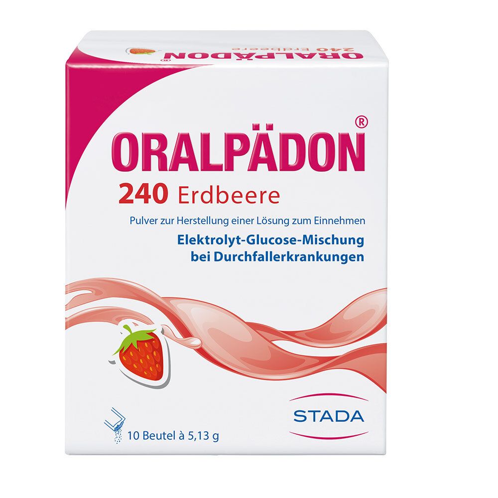 Oralpädon 240 Erdbeere Btl. Pulver 10 St