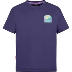 TROLLKIDS Girls Gryllefjord Panorama T GOTS, Größe 116 in Blau Blau