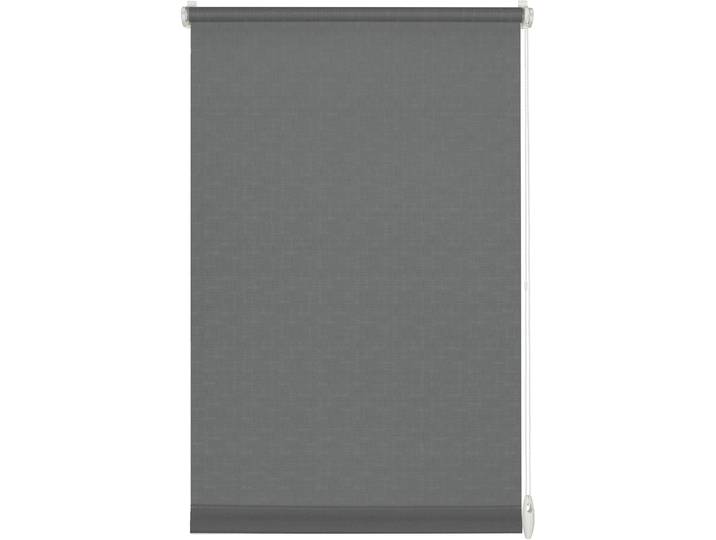 Rollo GARDINIA EXKLUSIV EasyFix , grau (anthrazit), B:60cm H:150cm, Polyester, Rollos, Rollo, Schraubmontage möglich