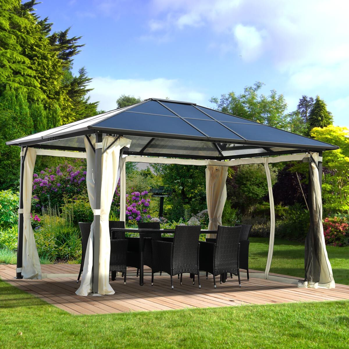 Brast Alu-Pavillon SUMMERDREAM 3x4m beige