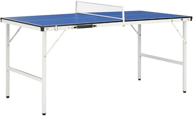 Tischtennisplatte klappbar Indoor 152 cm | Midsize Tischtennistisch | Ping Pong Tisch