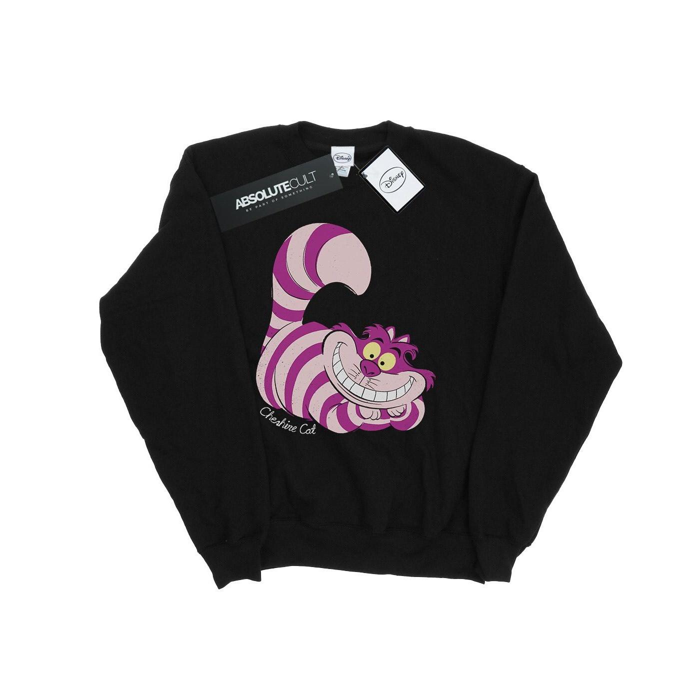 Disney Heren Alice In Wonderland Cheshire Cat Sweatshirt (Zwart)